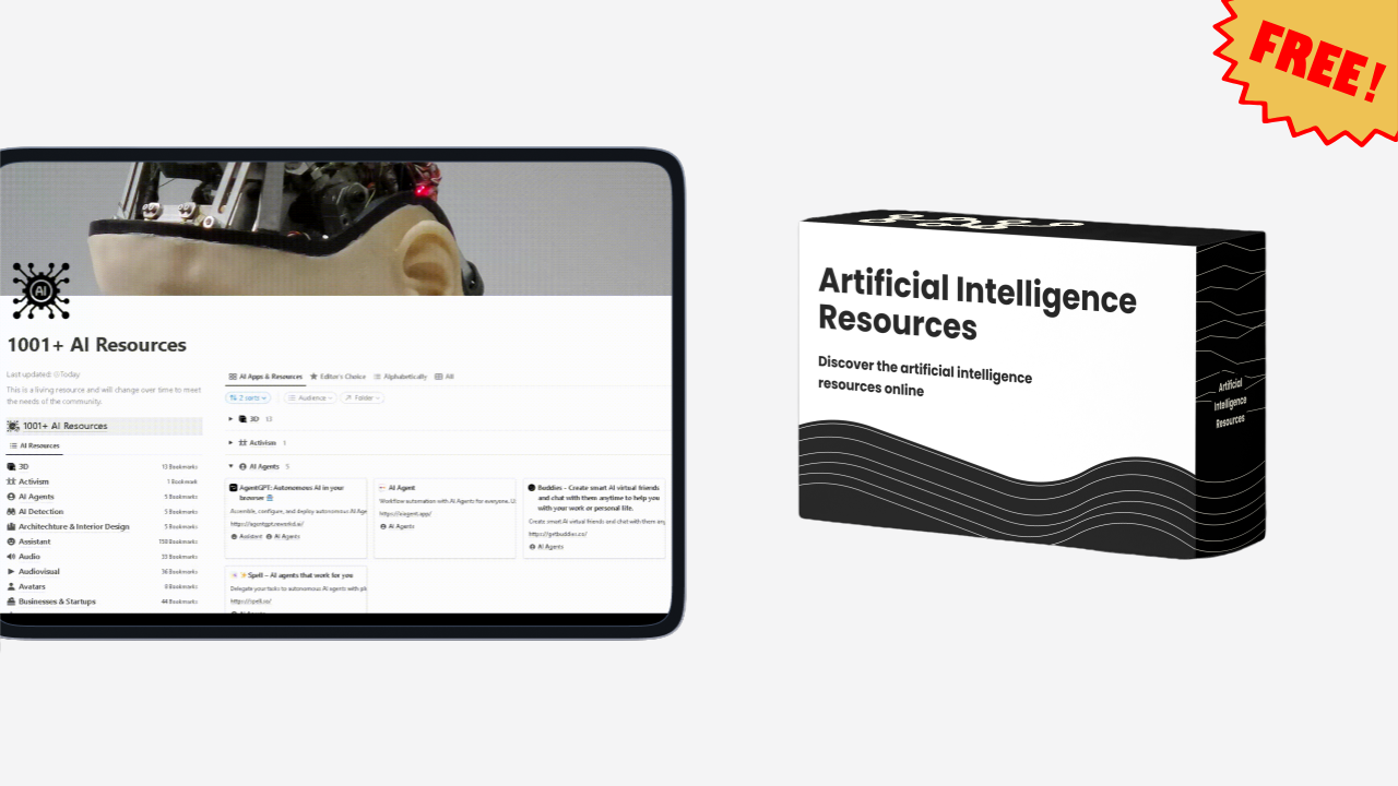 1001+ Artificial Intelligence Resources
