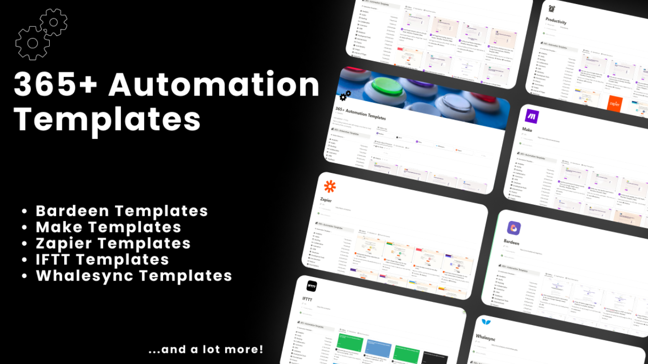 365+ Automation Templates