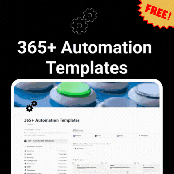 365+ Automation Templates Banner