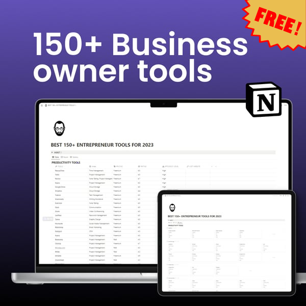 BEST 150+ ENTREPRENEUR TOOLS FOR 2024 FREE